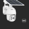 Kamera zewnętrzna V-TAC WI-FI HD smart solarna obrotowa PTZ IR biała VT-11024